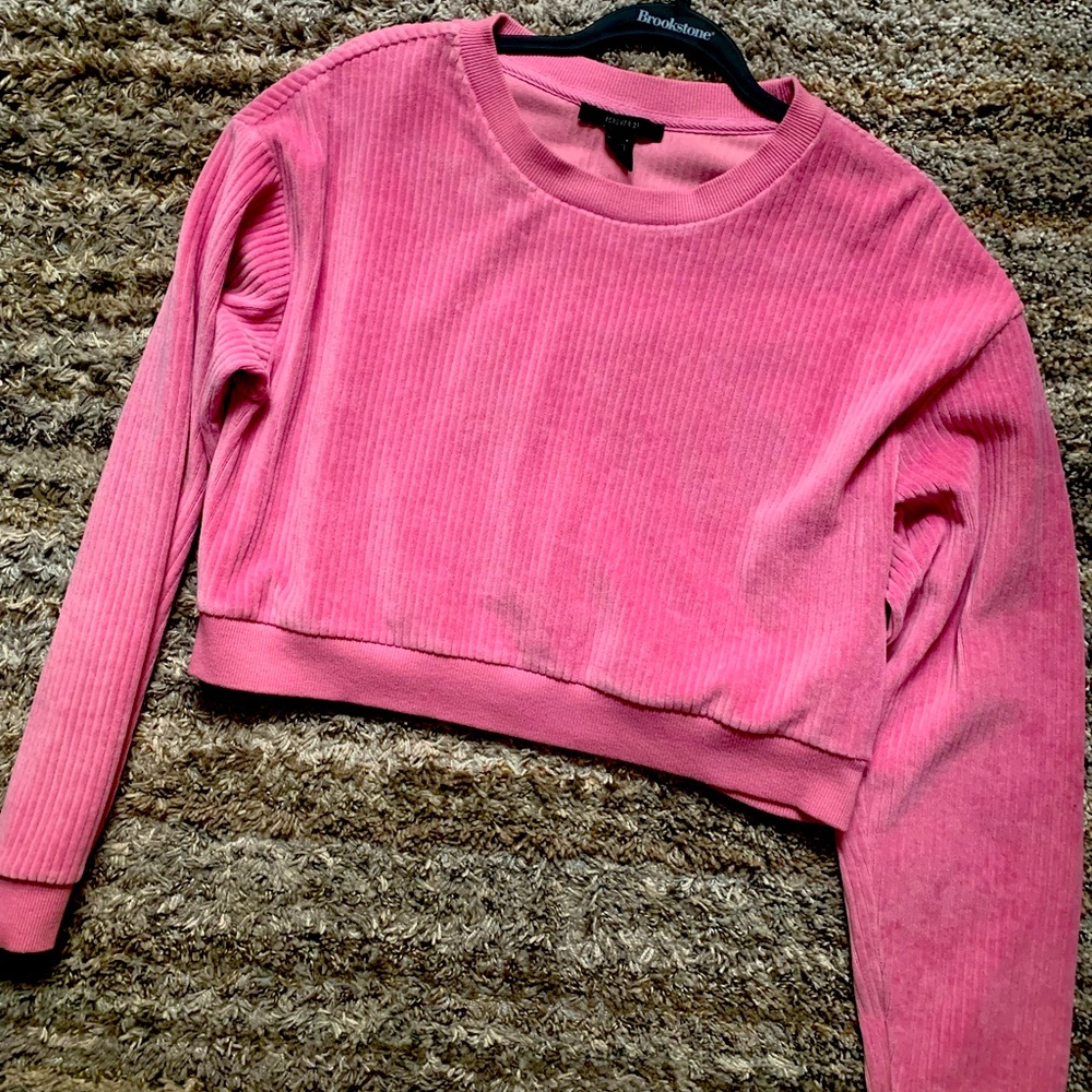 Pink crop fall winter scarf - used once